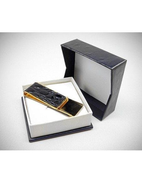 Fermasoldi oro rivestito Coccodrillo LeCuff