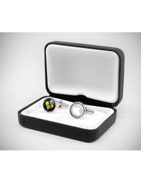 Gemelli da polso personalizzati con la tua immagine/logo/foto incastonata nei gemelli con resina lucida effetto vetro LeCuff