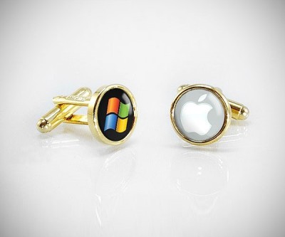 Gemelli personalizzati con la tua immagine/logo/foto incastonata nei gemelli con resina lucida effetto vetro LeCuff