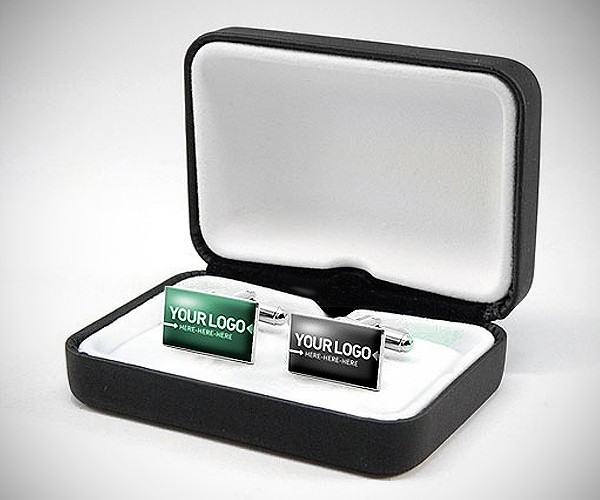 Gemelli da polso personalizzati con la tua immagine/logo/foto incastonata nei gemelli con resina lucida effetto vetro LeCuff