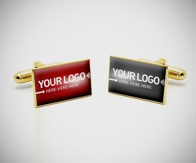 Gemelli personalizzati con la tua immagine/logo/foto incastonata nei gemelli con resina lucida effetto vetro LeCuff