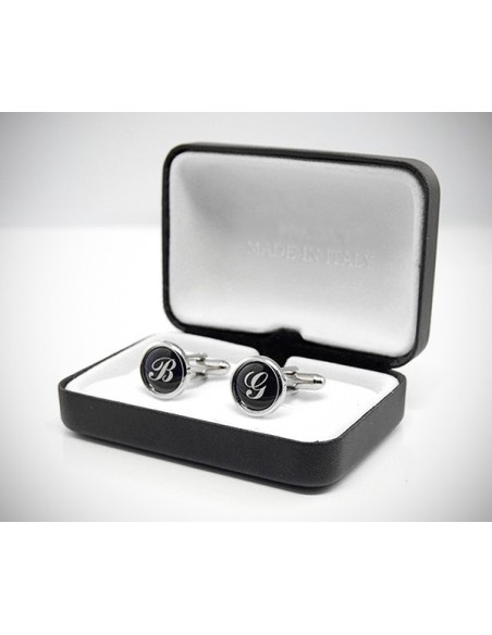 Gemelli da polso personalizzati con la tua immagine/logo/foto incastonata nei gemelli con resina lucida effetto vetro LeCuff