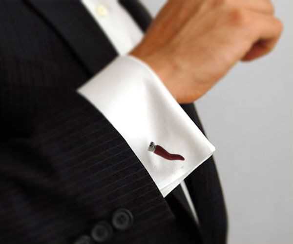 Gemelli per camicia Corno Rosso Portafortuna