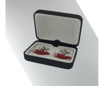 Gemelli per camicia Corno Rosso Portafortuna