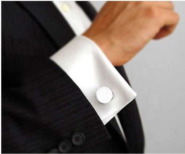 Gemelli per camicia tondi lisci