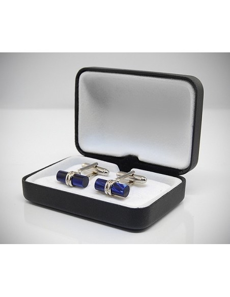 Gemelli per camicia da polso con cilindro colorato