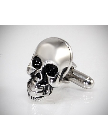 Gemelli per camicia Teschio da polso in acciaio