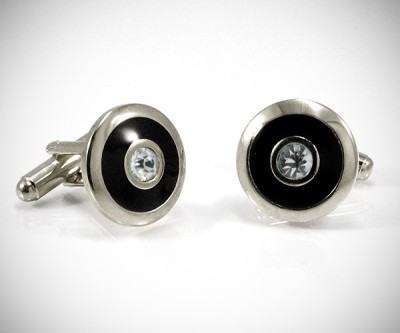 Gemelli per camicia Swarovski smaltati da polso