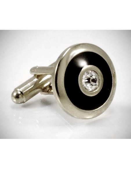 Gemelli per camicia Swarovski smaltati da polso