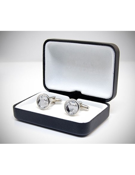Gemelli per camicia Swarovski fumè