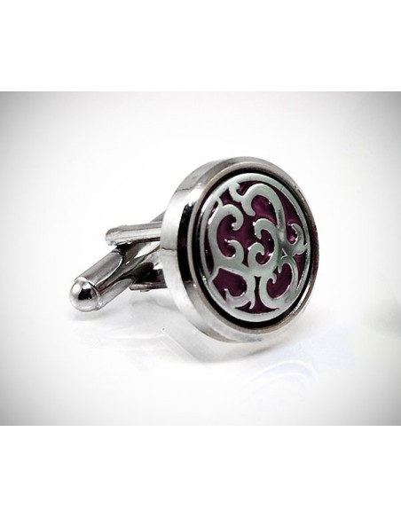 Gemelli per camicia disco a fiori a polso da polso