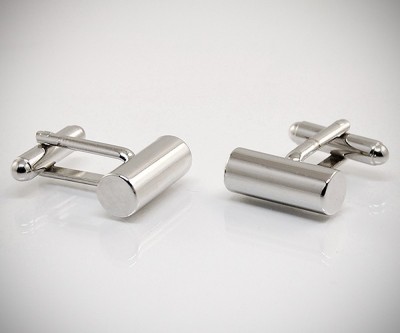 Gemelli per camicia barra tonda da polso