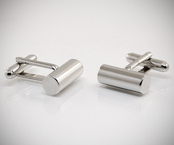 Gemelli per camicia barra tonda da polso