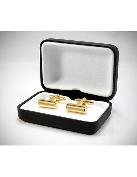 Gemelli per camicia barra tonda oro da polso