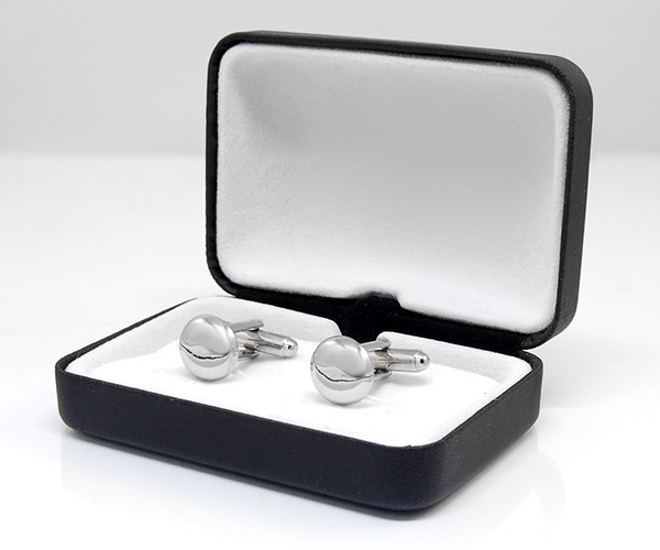 Gemelli per camicia bombati lisci da polso