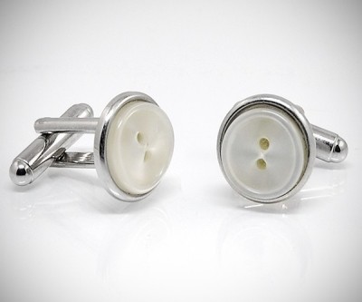Gemelli per camicia bottone madreperla da polso