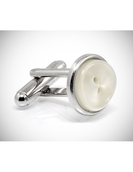 Gemelli per camicia bottone madreperla da polso