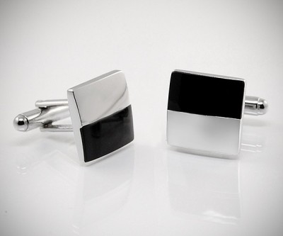 Gemelli per camicia mezzo smalto da polso
