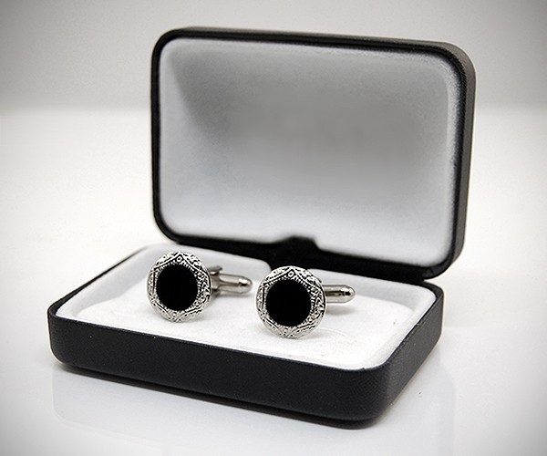 Gemelli per camicia smaltati cornice da polso