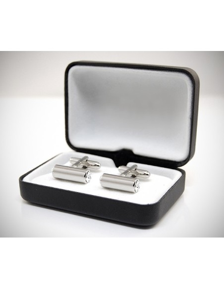 Gemelli per camicia barra tonda e Swarovski® da polso
