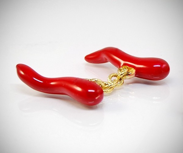 Gemelli A Cuore Climple, Smalto Bianco E Base Oro, Per Uomo E Donna, Diametro 19 Mm