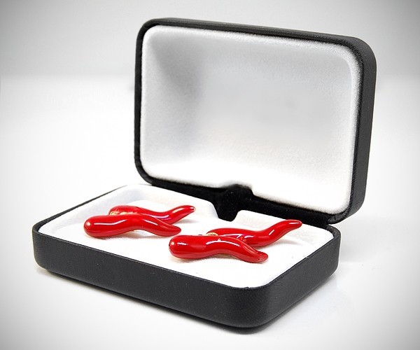 Gemelli da polso per camicia Cornetti smaltati