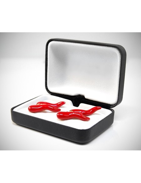 Gemelli da polso per camicia Cornetti smaltati