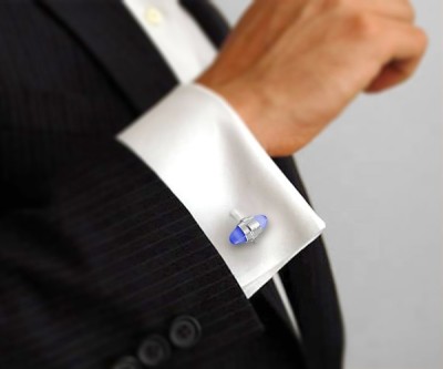 Gemelli da polso per camicia Montebianco con pietre 2