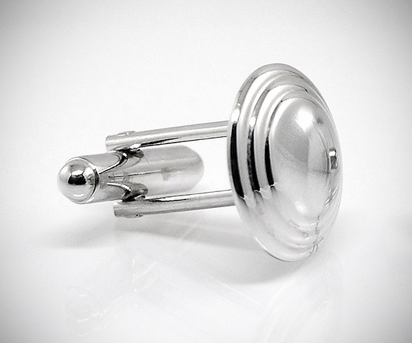 Gemelli per camicia da polso rotondi a gradini