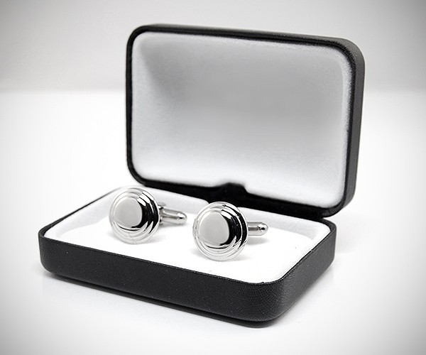 Gemelli per camicia da polso rotondi a gradini