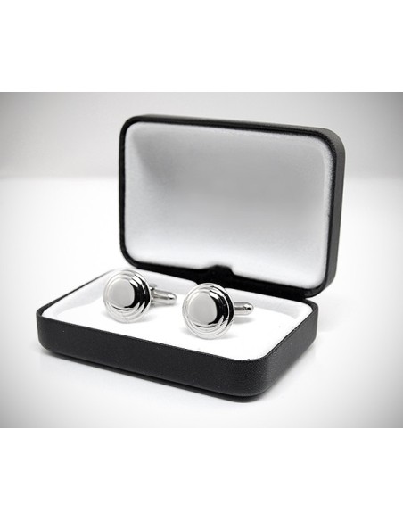 Gemelli per camicia da polso rotondi a gradini