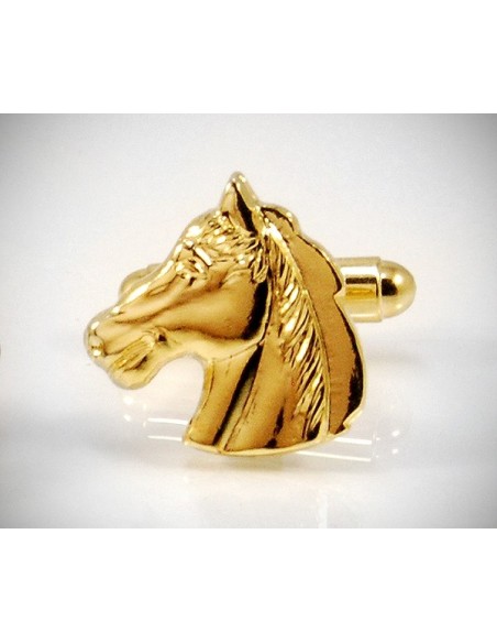 Gemelli per camicia Cavallo dorati da polso