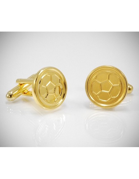 Gemelli per camicia Pallone da calcio dorati