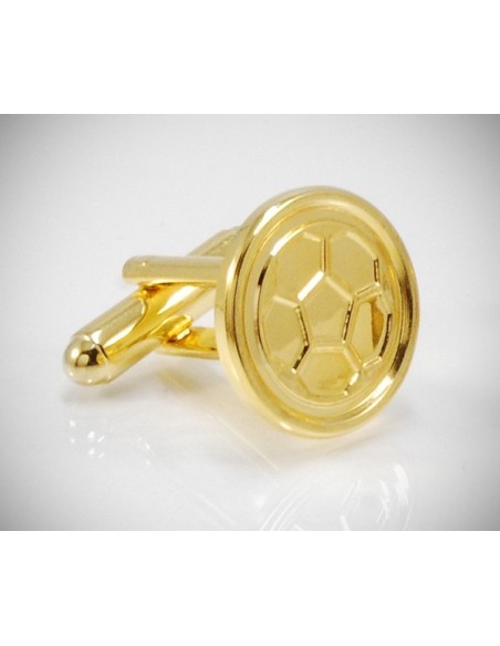 Gemelli per camicia da polso Pallone da calcio in oro