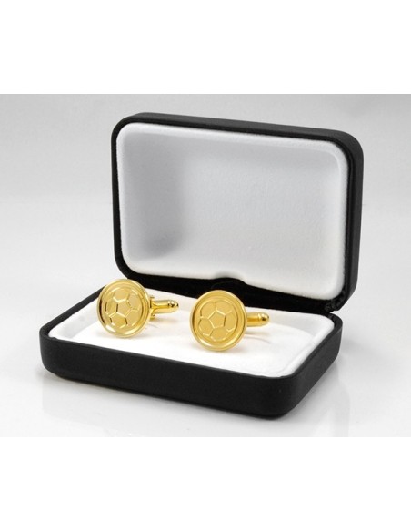 Gemelli per camicia da polso Pallone da calcio in oro