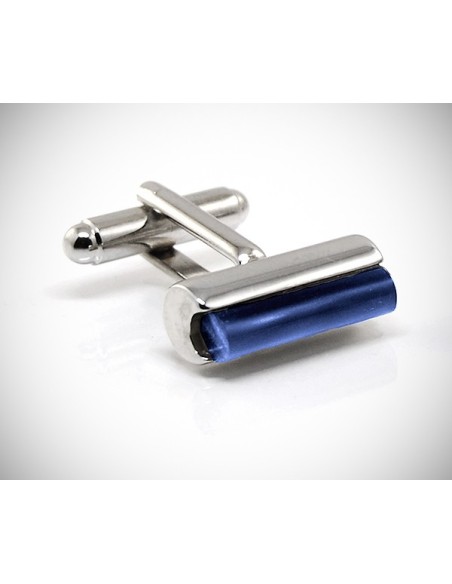 Gemelli da polso per camicia cilindro e pietra