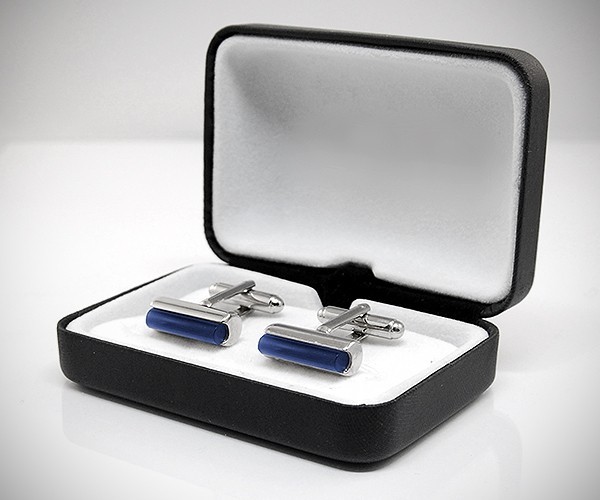 Gemelli da polso per camicia cilindro e pietra