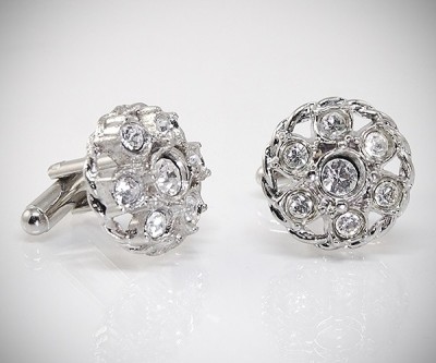 Gemelli per camicia da polso Fiore con Swarovski®