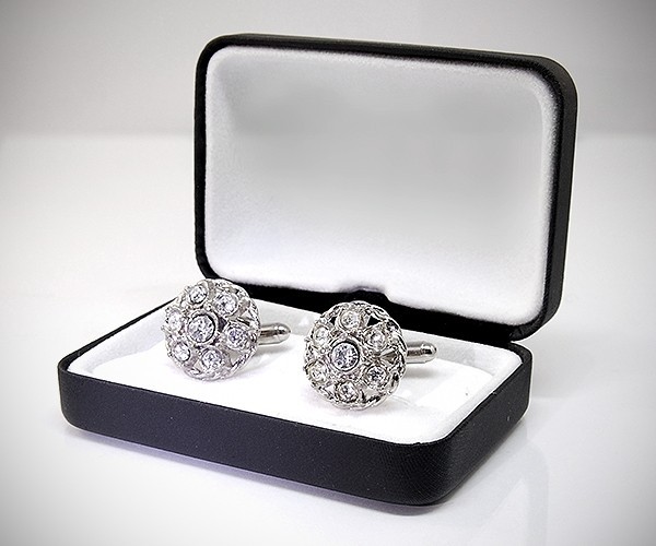 Gemelli per camicia da polso Fiore con Swarovski®