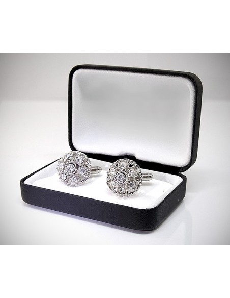 Gemelli per camicia da polso Fiore con Swarovski®