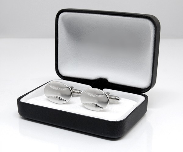 Gemelli per camicia a farfalla ovali da polso