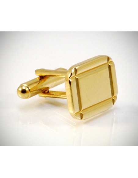 Gemelli per camicia diamantati 4 righe dorati da polso