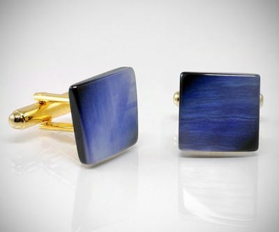 Gemelli per camicia pietra quadrata da polso