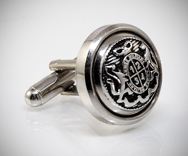 Gemelli per camicia da polso con blasone