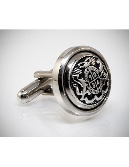 Gemelli per camicia da polso con blasone
