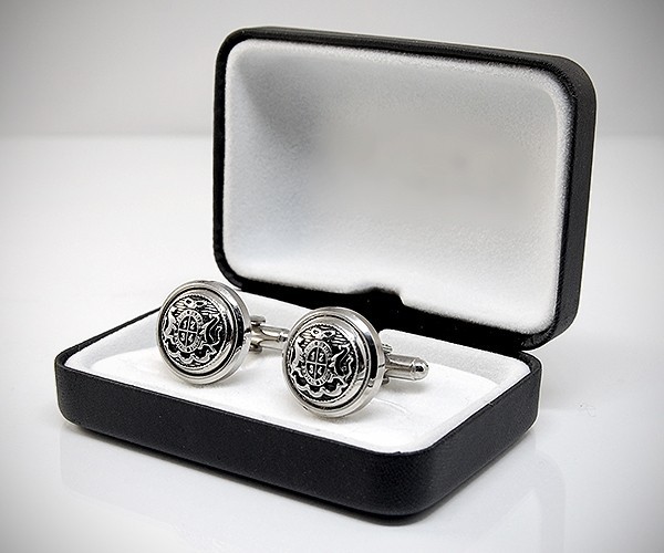 Gemelli per camicia da polso con blasone