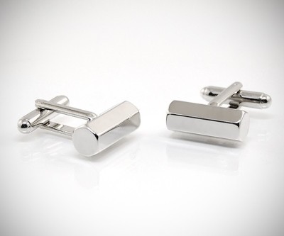 Gemelli per camicia polso barra esagonale