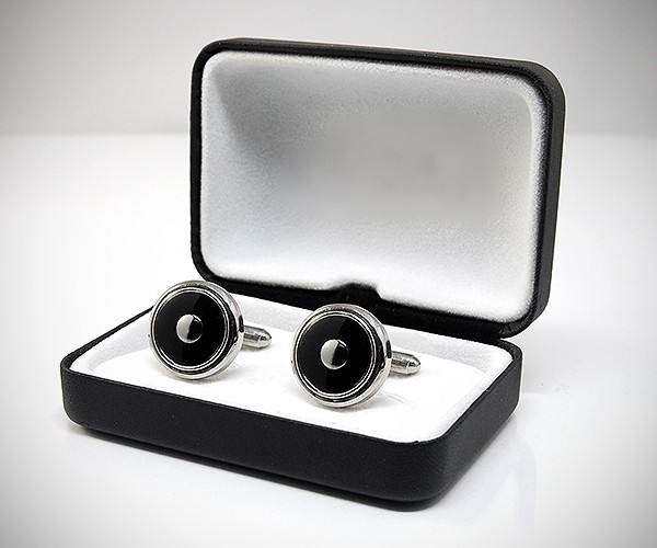 Gemelli per camicia disco smaltato da polso