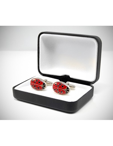 Gemelli da polso per camicia Coccinella smaltata