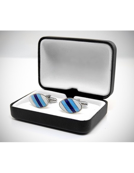 Gemelli per camicia da polso ovale tre colori